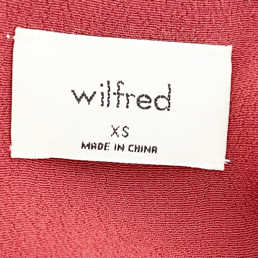 New Wilfred by Aritzia Barossa Dress in Carmine Red size XS - Picture 4 of 6